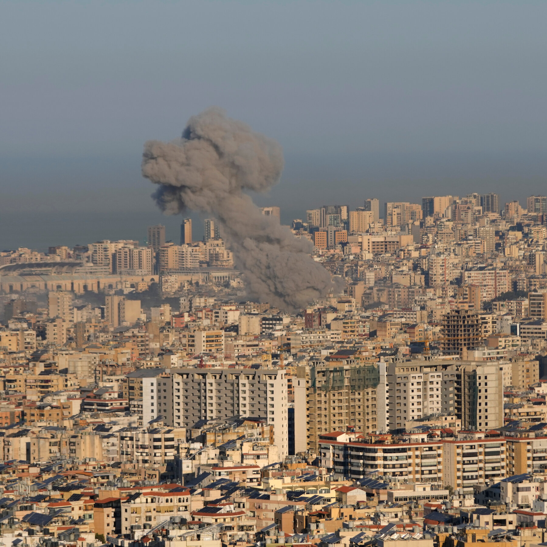 Israel Pounds Area Near Beirut Amid Signs of a Widening Offensive